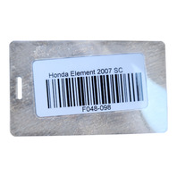 2007-2010 Honda Element SC Roof Panel Molding Left/Driver Set Silver Metallic, 75245-SCV-A11ZB, F048, OEM, 2007, 2008, 2009, 2010