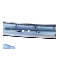2007-2010 Honda Element SC Roof Panel Molding Left/Driver Set Silver Metallic, 75245-SCV-A11ZB, F048, OEM, 2007, 2008, 2009, 2010