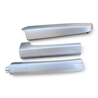 2007-2010 Honda Element SC Roof Panel Molding Left/Driver Set Silver Metallic, 75245-SCV-A11ZB, F048, OEM, 2007, 2008, 2009, 2010