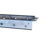 2007-2010 Honda Element SC Roof Panel Molding Left/Driver Set Silver Metallic, 75245-SCV-A11ZB, F048, OEM, 2007, 2008, 2009, 2010
