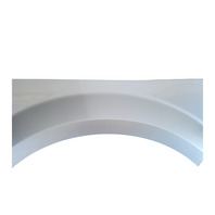2007-2008 Honda Element SC Front Fender Cladding Molding Right/Passenger Silver Metallic 74115-SCV-A90ZB, F048, OEM, 2007, 2008