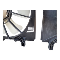 2003-2011 Honda Element Radiator/Condenser Cooling Fan w/Motor Shroud Set, F048, OEM, 2003, 2004, 2005, 2006, 2007, 2008, 2009, 2010, 2011