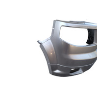 2007-2008 Honda Element SC Front Bumper Face Cover Upper/Lower Silver Metallic, 04711-SCV-A60ZB, F048, OEM, 2007, 2008