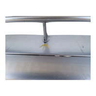 2007-2008 Honda Element SC Front Bumper Face Cover Upper/Lower Silver Metallic, 04711-SCV-A60ZB, F048, OEM, 2007, 2008