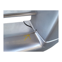 2007-2008 Honda Element SC Front Bumper Face Cover Upper/Lower Silver Metallic, 04711-SCV-A60ZB, F048, OEM, 2007, 2008