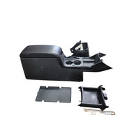 2003&ndash;2011 Honda Element SC Complete Center Floor Console Armrest Conversion Kit Graphite Black, 83420-SCV-A91ZA, F048, OEM, 2007, 2008, 2009, 2010