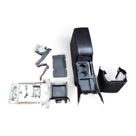 2003&ndash;2011 Honda Element SC Complete Center Floor Console Armrest Conversion Kit Graphite Black, 83420-SCV-A91ZA, F048, OEM, 2007, 2008, 2009, 2010