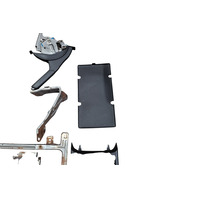 2003&ndash;2011 Honda Element SC Complete Center Floor Console Armrest Conversion Kit Graphite Black, 83420-SCV-A91ZA, F048, OEM, 2007, 2008, 2009, 2010