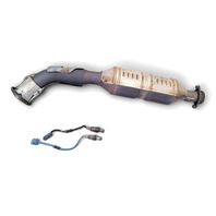 2004-2011 Honda Element Exhaust Muffler Pipe w/Flex Muffler Pipe Converter Oxygen Sensor, 18160-PZD-S00, F048, OEM, 2004, 2005, 2006, 2007, 2008, 2009, 2010, 2011