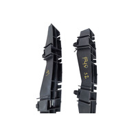 2004-2008 Acura TL Rear Left/Right Bumper Retainer Bracket Set, 71594-SEP-A01, 71599-SEP-A01, F049, OEM, 2004, 2005, 2006, 2007, 2008