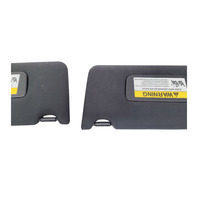 2007-2008 Acura TL Sun Visor Sunvisor Left/Right Set Black, 83280-SEP-A02ZE, F049, OEM, 2007, 2008