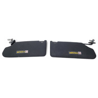 2007-2008 Acura TL Sun Visor Sunvisor Left/Right Set Black, 83280-SEP-A02ZE, F049, OEM, 2007, 2008