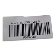 2004-2008 Acura TL Seat Belt Buckle, Right/Passenger Side, Black, 04813-SEP-A01ZA, F049, OEM, 2004, 2005, 2006, 2007, 2008