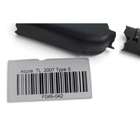 2005-2008 Acura TL Seat Belt Buckle Front Left Graphite Black, 04816-SEP-A11ZA, F049, OEM, 2005, 2006, 2007, 2008