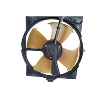 2004-2008 Acura TL AC Condenser Cooling Fan Assembly 38616-P8F-A01, F049, OEM, 2004, 2005, 2006, 2007, 2008