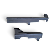 2007-2008 Acura TL Rocker Panel Molding Assembly Right/Passenger Black, 71800-SEP-A21ZB, F049, OEM, 2007, 2008