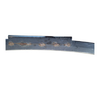 2004-2008 Acura TL Rear Bumper Reinforcement Beam Bar Red, 71530-SEP-A02ZZ, F049, OEM, 2004, 2005, 2006, 2007, 2008