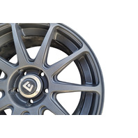 2004-2008 Acura TL Motegi MR127 CS10 18x8 5x114.3 +38 Satin Black Wheels Rims Set of 4, F049, OEM, 2004, 2005, 2006, 2007, 2008