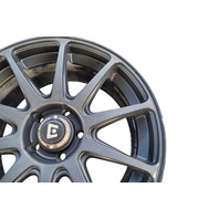 2004-2008 Acura TL Motegi MR127 CS10 18x8 5x114.3 +38 Satin Black Wheels Rims Set of 4, F049, OEM, 2004, 2005, 2006, 2007, 2008