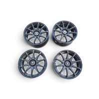 2004-2008 Acura TL Motegi MR127 CS10 18x8 5x114.3 +38 Satin Black Wheels Rims Set of 4, F049, OEM, 2004, 2005, 2006, 2007, 2008