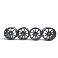 2004-2008 Acura TL Motegi MR127 CS10 18x8 5x114.3 +38 Satin Black Wheels Rims Set of 4, F049, OEM, 2004, 2005, 2006, 2007, 2008