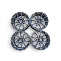 2004-2008 Acura TL Motegi MR127 CS10 18x8 5x114.3 +38 Satin Black Wheels Rims Set of 4, F049, OEM, 2004, 2005, 2006, 2007, 2008