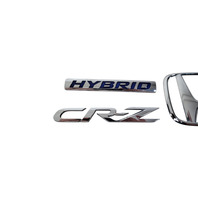 2011-2016 Honda CR-Z CRZ Emblem Logo "CR-Z" Rear Trunk, 75722-SZT-G01, 75701-SZT-G01, F050, OEM, 2011, 2012, 2013, 2014, 2015, 2016