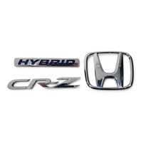 2011-2016 Honda CR-Z CRZ Emblem Logo "CR-Z" Rear Trunk, 75722-SZT-G01, 75701-SZT-G01, F050, OEM, 2011, 2012, 2013, 2014, 2015, 2016