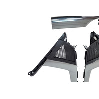 2011-2016 Honda CR-Z CRZ Center Console Cover Trim Panel Left/Right Set(3), 77272-SZT-G01ZA, F050, OEM, 2011, 2012, 2013, 2014, 2015, 2016