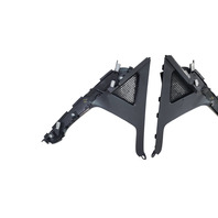 2011-2016 Honda CR-Z CRZ Center Console Cover Trim Panel Left/Right Set(3), 77272-SZT-G01ZA, F050, OEM, 2011, 2012, 2013, 2014, 2015, 2016