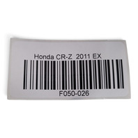 2011-2015 Honda CR-Z CRZ Ignition Switch Immobilizer w/Key A/T 06351-TM8-911, F050, OEM, 2011, 2012, 2013, 2014, 2015