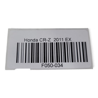 2011-2016 Honda CR-Z CRZ Tail Light Lamp LED Right/Passenger 33500-SZT-A03, F050, OEM, 2011, 2012, 2013, 2014, 2015, 2016