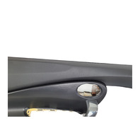 2011-2012 Honda CR-Z CRZ Front Door Panel Lining Left/Passenger Black/Gray, 83550-SZT-A12ZA, F050, OEM, 2011, 2012