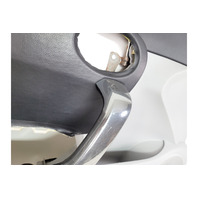 2011-2012 Honda CR-Z CRZ Front Door Panel Lining Left/Passenger Black/Gray, 83550-SZT-A12ZA, F050, OEM, 2011, 2012