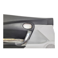 2011-2012 Honda CR-Z CRZ Front Door Panel Lining Left/Passenger Black/Gray, 83550-SZT-A12ZA, F050, OEM, 2011, 2012