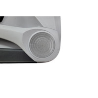 2011-2012 Honda CR-Z CRZ Front Door Panel Lining Left/Passenger Black/Gray, 83550-SZT-A12ZA, F050, OEM, 2011, 2012