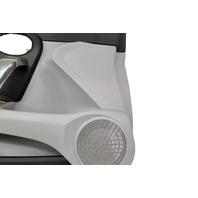 2011-2012 Honda CR-Z CRZ Front Door Panel Lining Left/Passenger Black/Gray, 83550-SZT-A12ZA, F050, OEM, 2011, 2012