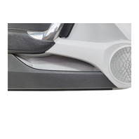 2011-2012 Honda CR-Z CRZ Front Door Panel Lining Left/Passenger Black/Gray, 83550-SZT-A12ZA, F050, OEM, 2011, 2012