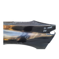 2011-2016 Honda CR-Z CRZ Fender Front Left/Driver Side Black, 60260-SZT-G90ZZ, F050, OEM, 2011, 2012, 2013, 2014, 2015, 2016