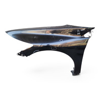 2011-2016 Honda CR-Z CRZ Fender Front Left/Driver Side Black, 60260-SZT-G90ZZ, F050, OEM, 2011, 2012, 2013, 2014, 2015, 2016