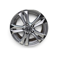2011-2012 Honda CR-Z CRZ Alloy Wheel 10 Spoke 16x6, #2, 42700-SZT-A91, F050, OEM, 2011, 2012