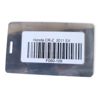 2011-2016 Honda CR-Z Under Bumper Cover Splash Shield Bulkhead Lower, 74112-SZT-G00, F050, OEM, 2011, 2012, 2013, 2014, 2015, 2016