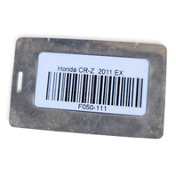 2011-2012 Honda CR-Z CRZ ABS Pump Brake Modulator A/T 1.5L 4Cyl. 57110-SZT-S01, F050, OEM, 2011, 2012