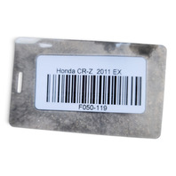 2011-2016 Honda CR-Z CRZ A/C Radiator Cooling Fan Set w/ Shroud 38611-RBB-003, F050, OEM, 2011, 2012, 2013, 2014, 2015, 2016