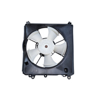 2011-2016 Honda CR-Z CRZ A/C Radiator Cooling Fan Set w/ Shroud 38611-RBB-003, F050, OEM, 2011, 2012, 2013, 2014, 2015, 2016