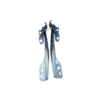 2011-2016 Honda CR-Z CRZ Hood Hinges Left/Right Set White, 60120-SZT-G00ZZ, F050, OEM, 2011, 2012, 2013, 2014, 2015, 2016