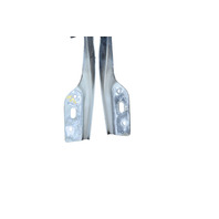 2011-2016 Honda CR-Z CRZ Hood Hinges Left/Right Set White, 60120-SZT-G00ZZ, F050, OEM, 2011, 2012, 2013, 2014, 2015, 2016