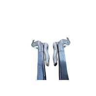 2011-2016 Honda CR-Z CRZ Hood Hinges Left/Right Set White, 60120-SZT-G00ZZ, F050, OEM, 2011, 2012, 2013, 2014, 2015, 2016