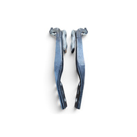 2011-2016 Honda CR-Z CRZ Hood Hinges Left/Right Set White, 60120-SZT-G00ZZ, F050, OEM, 2011, 2012, 2013, 2014, 2015, 2016