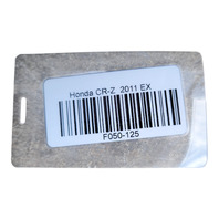 2011-2016 Honda CR-Z CRZ Rear Bumper Reinforcement Bar Beam, 71530-SZT-A00, F050, OEM, 2011, 2012, 2013, 2014, 2015, 2016